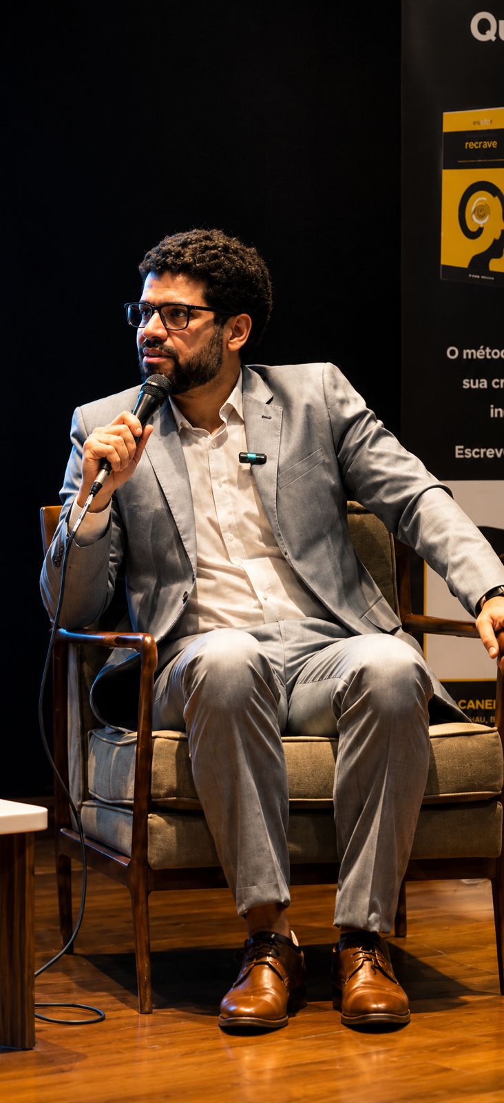 João Reis, especialista da Essencial Vida, falando sobre seguros e planos de saúde